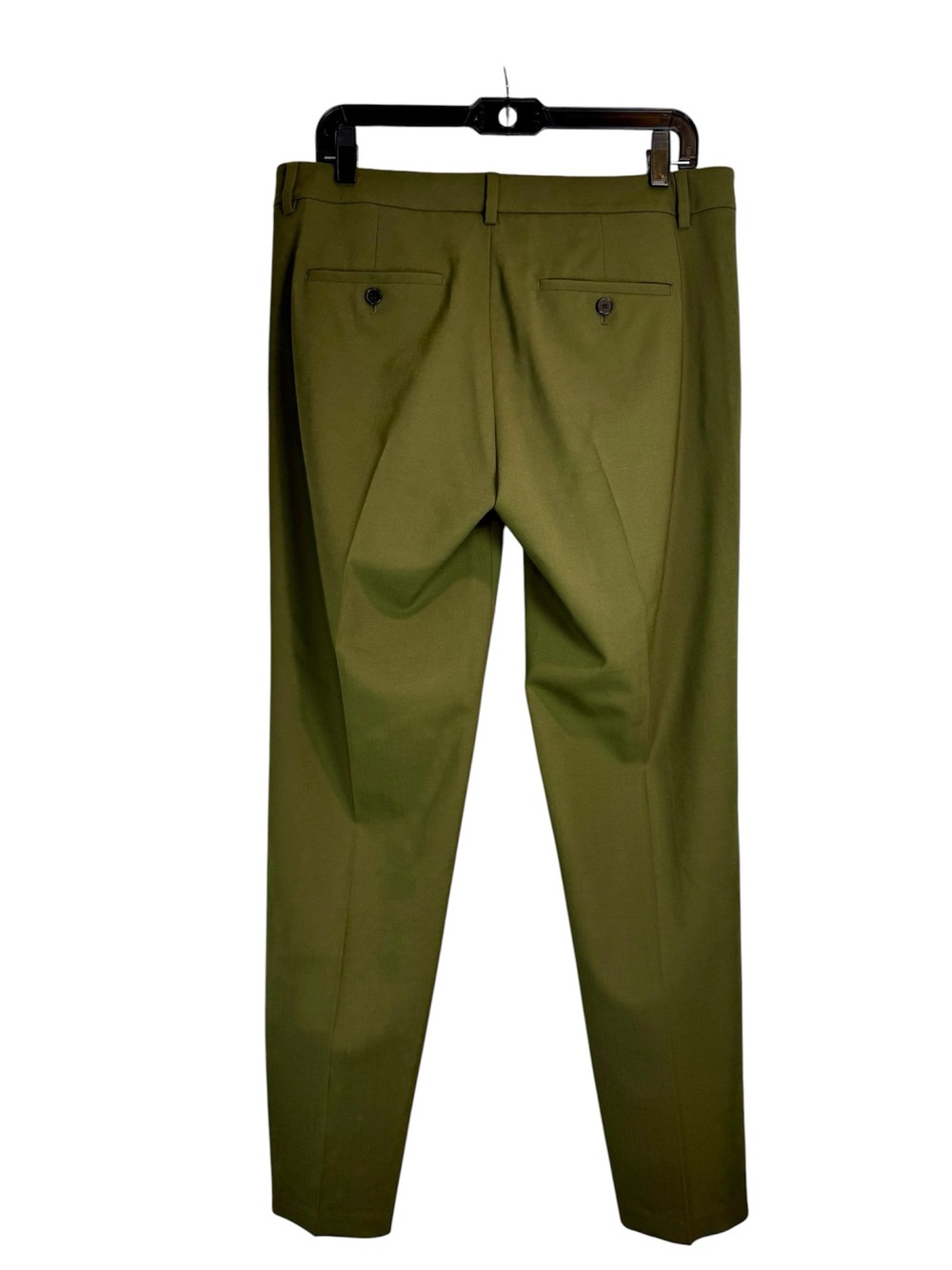 Vince Olive Green Ankle Pants with Black Side Stripe - Picture 5 of 15